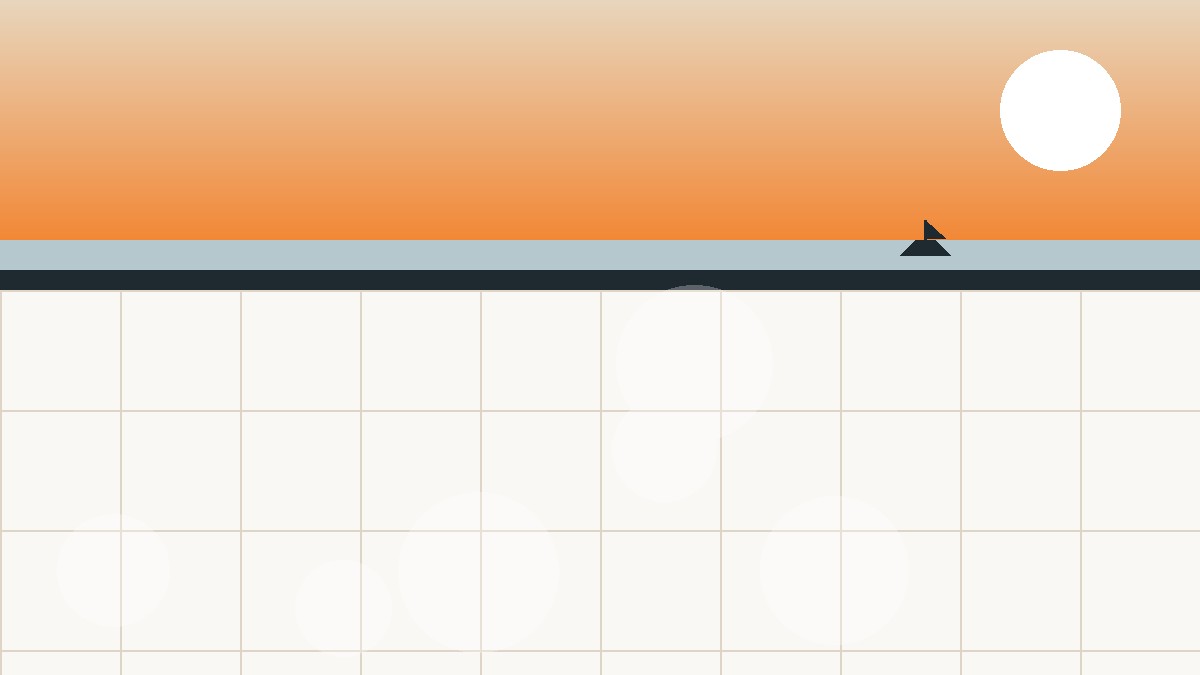 Ilustración de un suelo de terrazo en una vivienda costera al atardecer